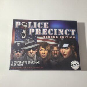 Police Precinct Board Game Common Man Games Second Edition Complete 1-8 Players